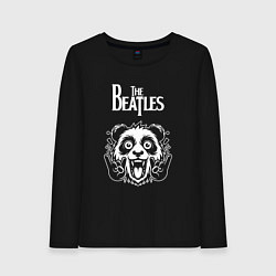 Женский лонгслив The Beatles rock panda