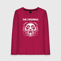 Лонгслив хлопковый женский The Offspring rock panda, цвет: маджента