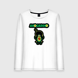 Лонгслив хлопковый женский Avocardio, цвет: белый