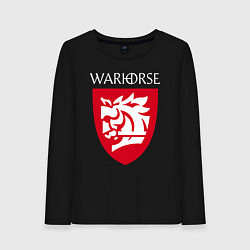 Женский лонгслив Warhorse logo