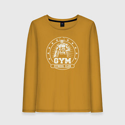 Женский лонгслив Gym fitness club