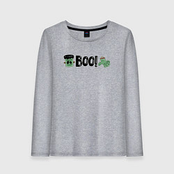 Женский лонгслив Франкенштейн: хэллоуинская страшилка