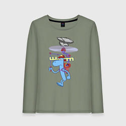 Женский лонгслив Lumpy helicopter лось