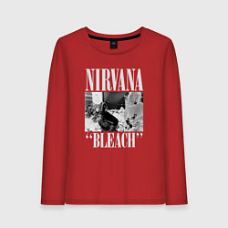 Женский лонгслив Nirvana bleach black album