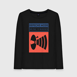 Женский лонгслив Depeche Mode - Music for the masses merch