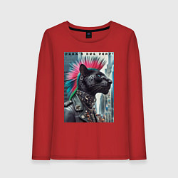 Женский лонгслив Dude panther - punks not dead