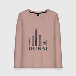 Женский лонгслив Dubai city style