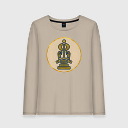 Лонгслив хлопковый женский Танухиды из Total War: Attila, цвет: миндальный