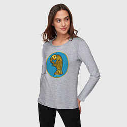 Лонгслив хлопковый женский Юты из Total War: Attila, цвет: меланж — фото 2