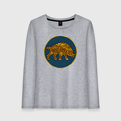 Лонгслив хлопковый женский Пикты из Total War: Attila, цвет: меланж