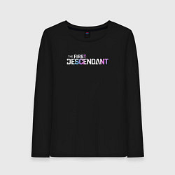 Лонгслив хлопковый женский The First Descendant - Logo, цвет: черный