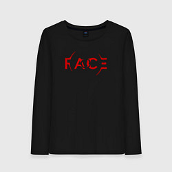 Лонгслив хлопковый женский BTS Face, цвет: черный