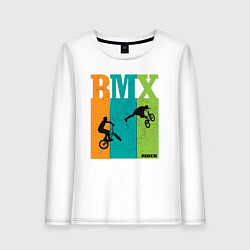 Женский лонгслив BMX велосипед