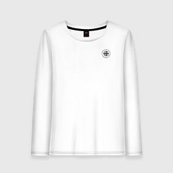 Женский лонгслив Сокрушу пред ним врагов его Ника 2 черная на узорн