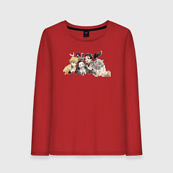 Женский лонгслив Demon slayer player anime