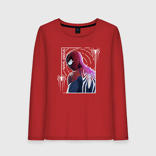 Женский лонгслив Spider-man / Красный – фото 1