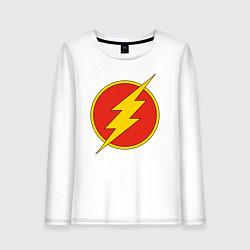 Женский лонгслив Flash logo