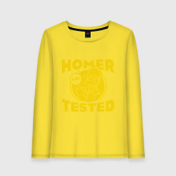 Женский лонгслив Homer tested