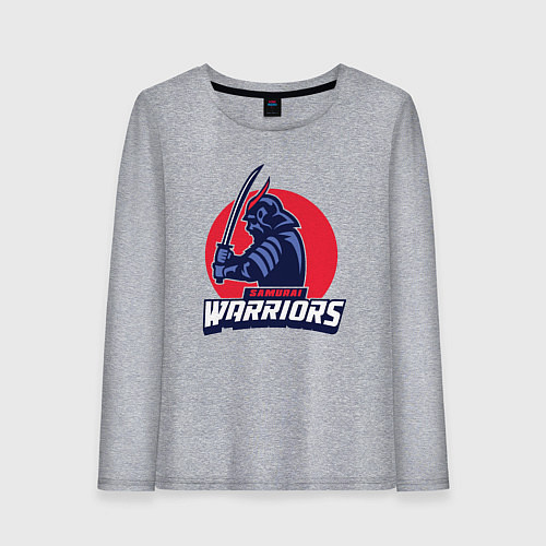 Женский лонгслив Samurai warriors / Меланж – фото 1