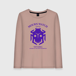 Лонгслив хлопковый женский Mourn Watch Dragon Age, цвет: пыльно-розовый