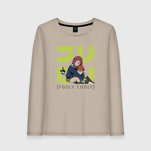 Женский лонгслив FLCL / Миндальный – фото 1