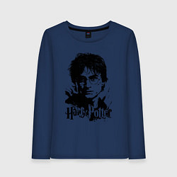 Лонгслив хлопковый женский Wizard Harry Potter, цвет: тёмно-синий