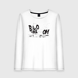 Лонгслив хлопковый женский Блич главный герой, цвет: белый