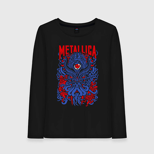 Женский лонгслив Metallica: octopus / Черный – фото 1