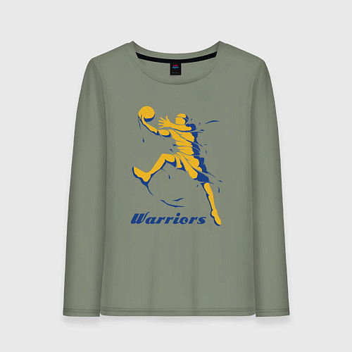 Женский лонгслив Warriors baller / Авокадо – фото 1