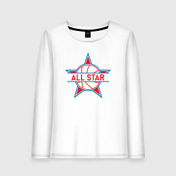 Женский лонгслив All-star basketball