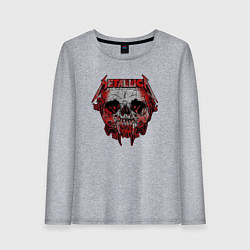 Лонгслив хлопковый женский Nothing Else Matters Metallica, цвет: меланж