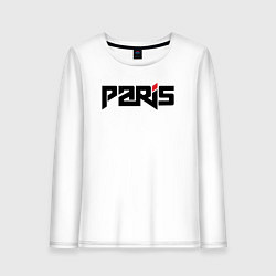 Лонгслив хлопковый женский City Paris, цвет: белый