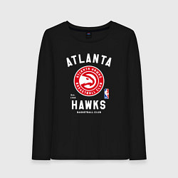 Женский лонгслив Атланта Хокс команда НБА