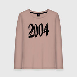 Женский лонгслив 2004 штрихами