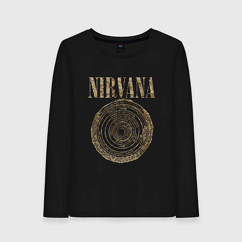 Женский лонгслив Nirvana Circles of hell / Черный – фото 1