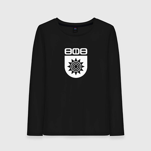 Женский лонгслив ФК Уфа - логотип / Черный – фото 1