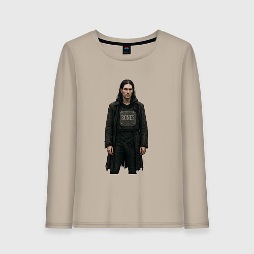 Женский лонгслив Bones в бронежелете / Миндальный – фото 1