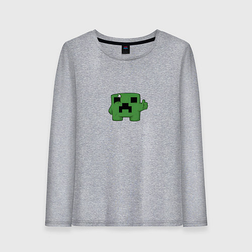 Женский лонгслив Kriper MeatBoy / Меланж – фото 1