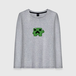 Лонгслив хлопковый женский Kriper MeatBoy, цвет: меланж