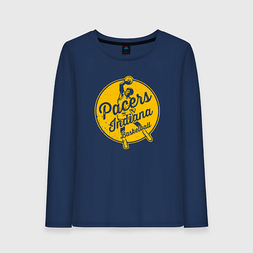 Женский лонгслив Pacers basketball / Тёмно-синий – фото 1