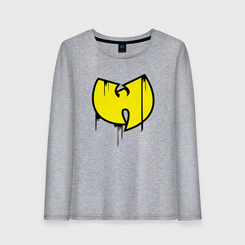 Женский лонгслив Wu-Tang style / Меланж – фото 1