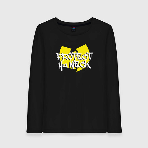 Женский лонгслив Protect ya neck Wu-Tang / Черный – фото 1