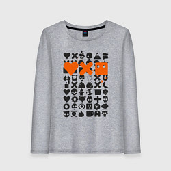 Женский лонгслив Love Death and Robots двухсторонний