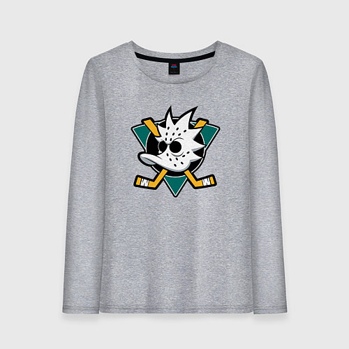 Женский лонгслив Duck Rick / Меланж – фото 1