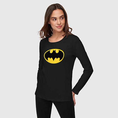 Женский лонгслив Batman classic / Черный – фото 3
