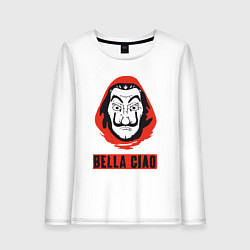 Женский лонгслив Bella ciao mask