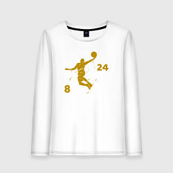 Лонгслив хлопковый женский Kobe Bryant fly, цвет: белый