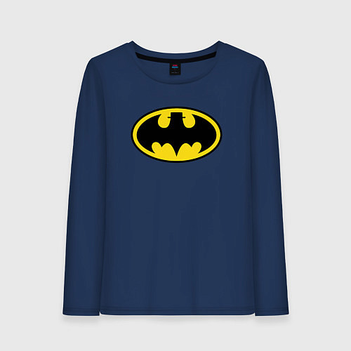 Женский лонгслив Heisenberg Batman / Тёмно-синий – фото 1