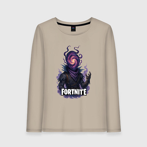 Женский лонгслив Сюрреалистичный Рейвен Fortnite / Миндальный – фото 1