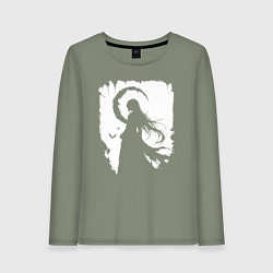 Женский лонгслив Девушка гот аниме